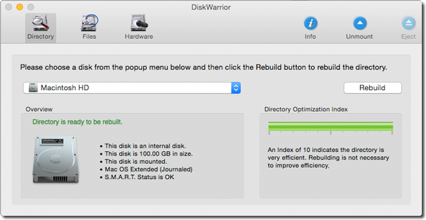 Hard disk utility software